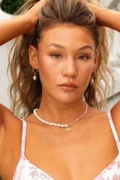 Dreamsbaby Jewels X Dippin Daisys Champagne Hoop Earrings