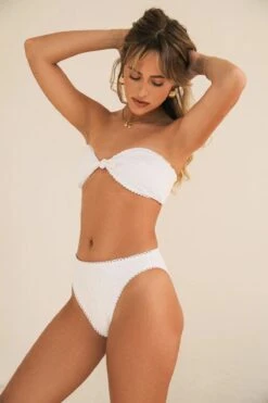 Piper Cheeky Bikini Bottom -WaveLuxe Store D3286JEYLC WHT piper bottom white 2