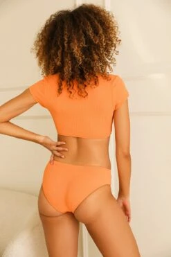 Joni Short Cap Sleeve Bikini Top -WaveLuxe Store D4259JCHLC REEF joni top reef 3