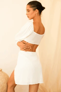 Bella Skirt -WaveLuxe Store D5055JCROD IVRY4 4d926fbc 0ede 477f b224 457ccfcd8920