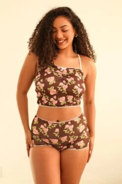 Sweet Dreams Pajama Set -WaveLuxe Store D5145JRBOD RSBD sweet dreams set rosebud 1