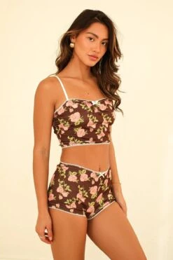 Sweet Dreams Pajama Set -WaveLuxe Store D5145JRBOD RSBD sweet dreams set rosebud 5