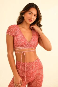 Cher Top -WaveLuxe Store D7135JMEOD PPSL cher top pink paisley 1