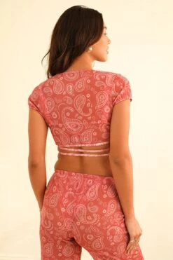 Cher Top -WaveLuxe Store D7135JMEOD PPSL cher top pink paisley 3