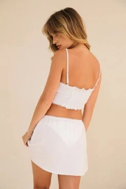 Delaney Cami Top -WaveLuxe Store D7142JCCOD WHT delaney top white 3