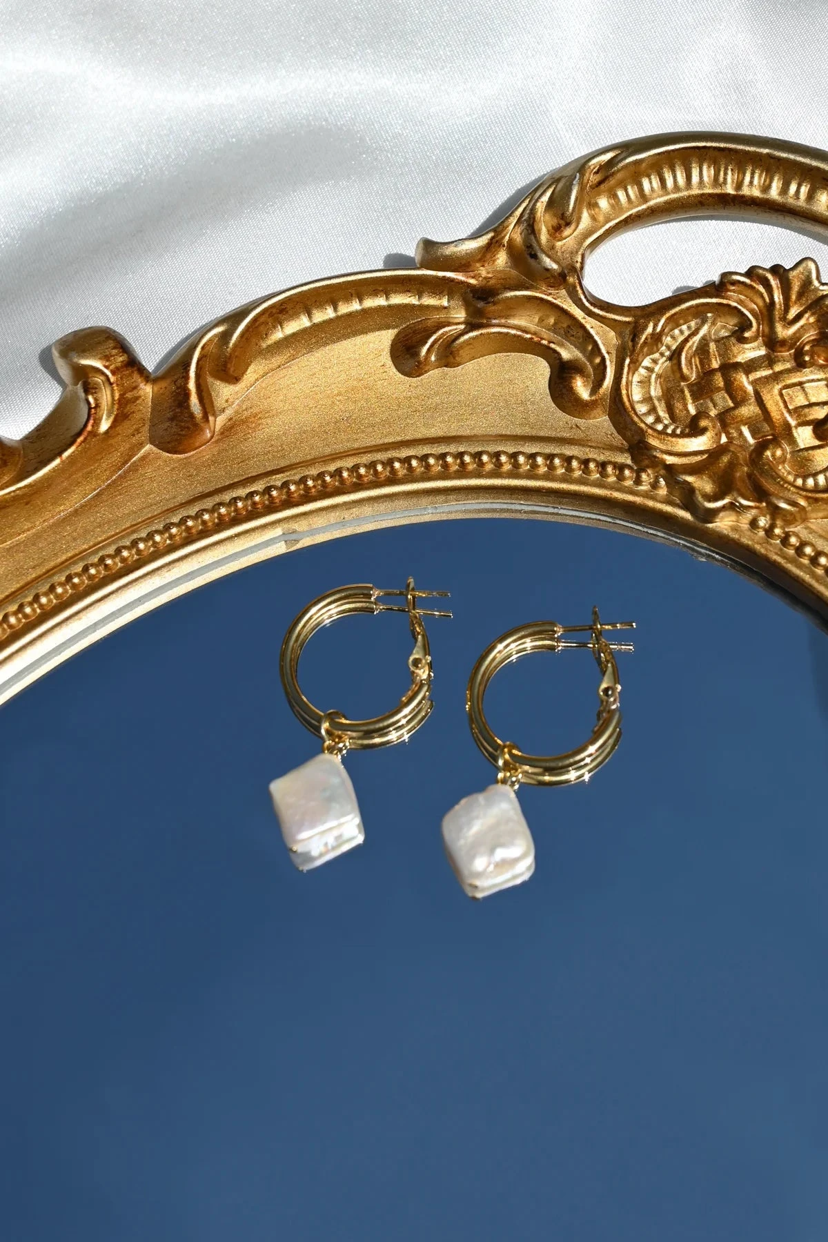 Dreamsbaby Jewels X Dippin Daisys Champagne Hoop Earrings 4 Dreamsbaby Jewels X Dippin Daisys Champagne Hoop Earrings - Image 2