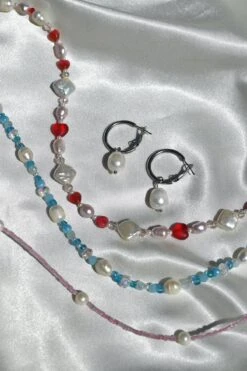 Dreamsbaby Jewels X Dippin Daisys Seaside Necklace -WaveLuxe Store DDBJSBN BLUE seaside necklace blue 3