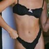 Primrose Underwire Bikini Top -WaveLuxe Store PRIMROSE TOP BLACK 2
