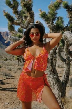 Stella Cover-Up Swim Skirt -WaveLuxe Store STELLA SKIRT SUNGAZER 3