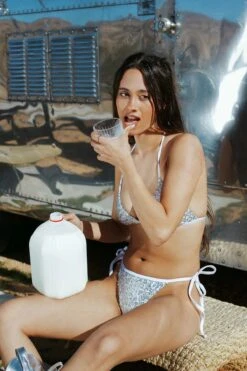 Zepplin Cheeky Bikini Bottom -WaveLuxe Store ZEPPLIN BOTTOM SILVER3